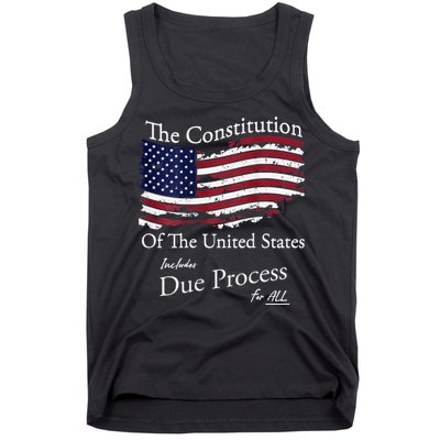 The Constitution Of The United States Due Process For All Tank Top