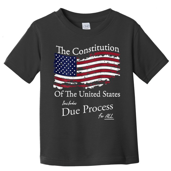 The Constitution Of The United States Due Process For All Toddler T-Shirt