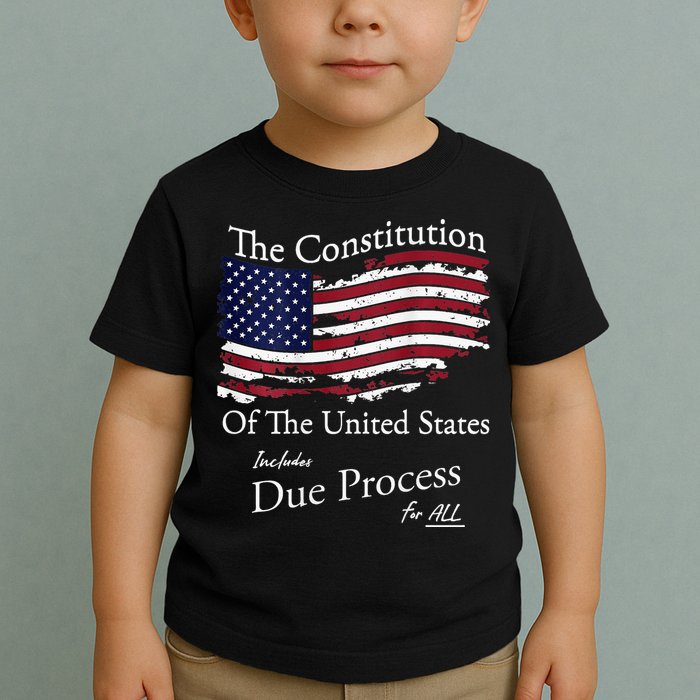 The Constitution Of The United States Due Process For All Toddler T-Shirt