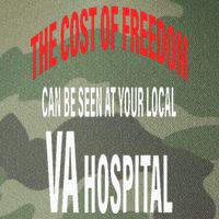 The Cost Of Freedom Can Be Seen At Your Local VA Hospital Legacy Tie Dye Trucker Hat