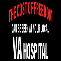 The Cost Of Freedom Can Be Seen At Your Local VA Hospital 7-Panel Snapback Hat