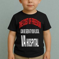 The Cost Of Freedom Can Be Seen At Your Local VA Hospital Toddler T-Shirt