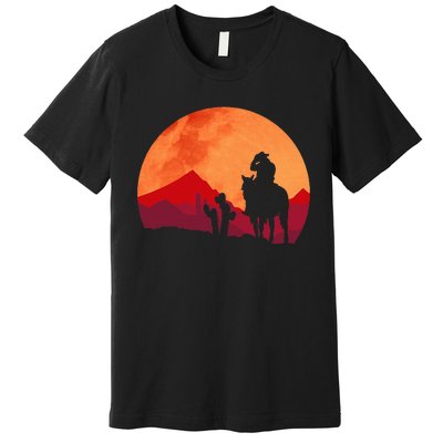 Texas Cowboy Old West Premium T-Shirt