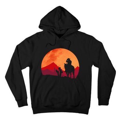 Texas Cowboy Old West Tall Hoodie