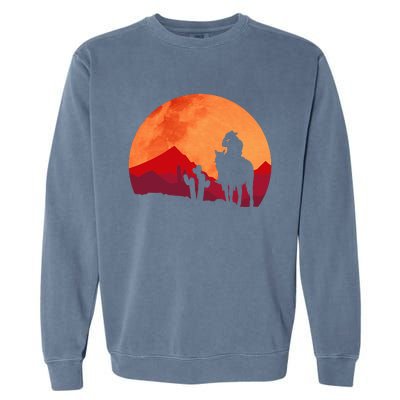 Texas Cowboy Old West Garment-Dyed Sweatshirt