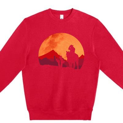 Texas Cowboy Old West Premium Crewneck Sweatshirt