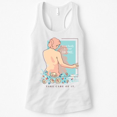 Take Care Of Your Body Mental Health Womens Tank Top