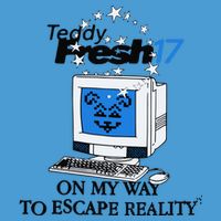 Teddyfresh Computer On My Way To Escape Reality Tie Dye Hoodie