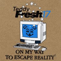 Teddyfresh Computer On My Way To Escape Reality Cotton Canvas Backpack