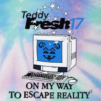 Teddyfresh Computer On My Way To Escape Reality Legacy Tie Dye Trucker Hat