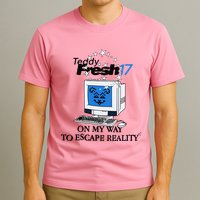 Teddyfresh Computer On My Way To Escape Reality T-Shirt