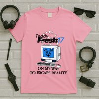 Teddyfresh Computer On My Way To Escape Reality T-Shirt