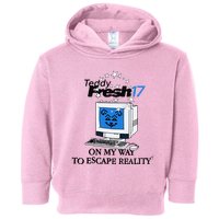 Teddyfresh Computer On My Way To Escape Reality Toddler Hoodie