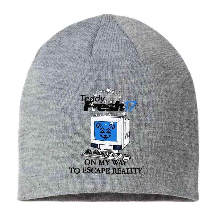 Teddyfresh Computer On My Way To Escape Reality Sustainable Beanie