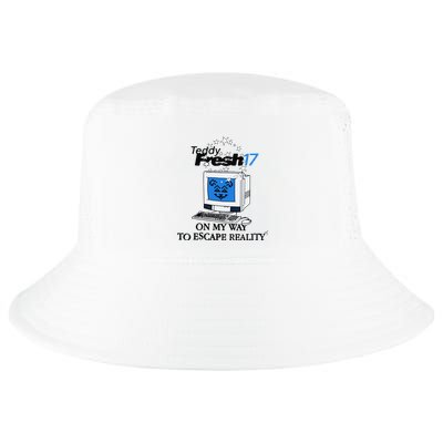 Teddyfresh Computer On My Way To Escape Reality Cool Comfort Performance Bucket Hat