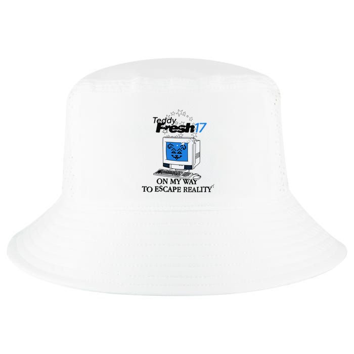 Teddyfresh Computer On My Way To Escape Reality Cool Comfort Performance Bucket Hat