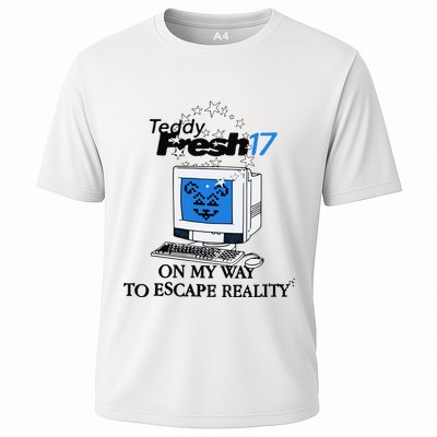 Teddyfresh Computer On My Way To Escape Reality Performance Shirt