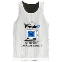 Teddyfresh Computer On My Way To Escape Reality Mesh Reversible Basketball Jersey Tank