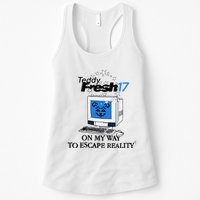 Teddyfresh Computer On My Way To Escape Reality Womens Tank Top