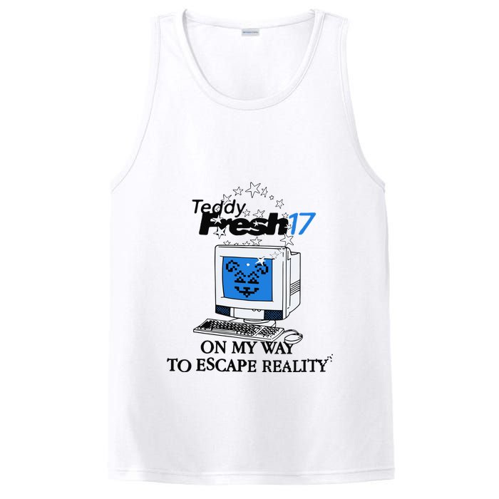 Teddyfresh Computer On My Way To Escape Reality PosiCharge Competitor Tank