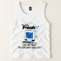 Teddyfresh Computer On My Way To Escape Reality Tank Top