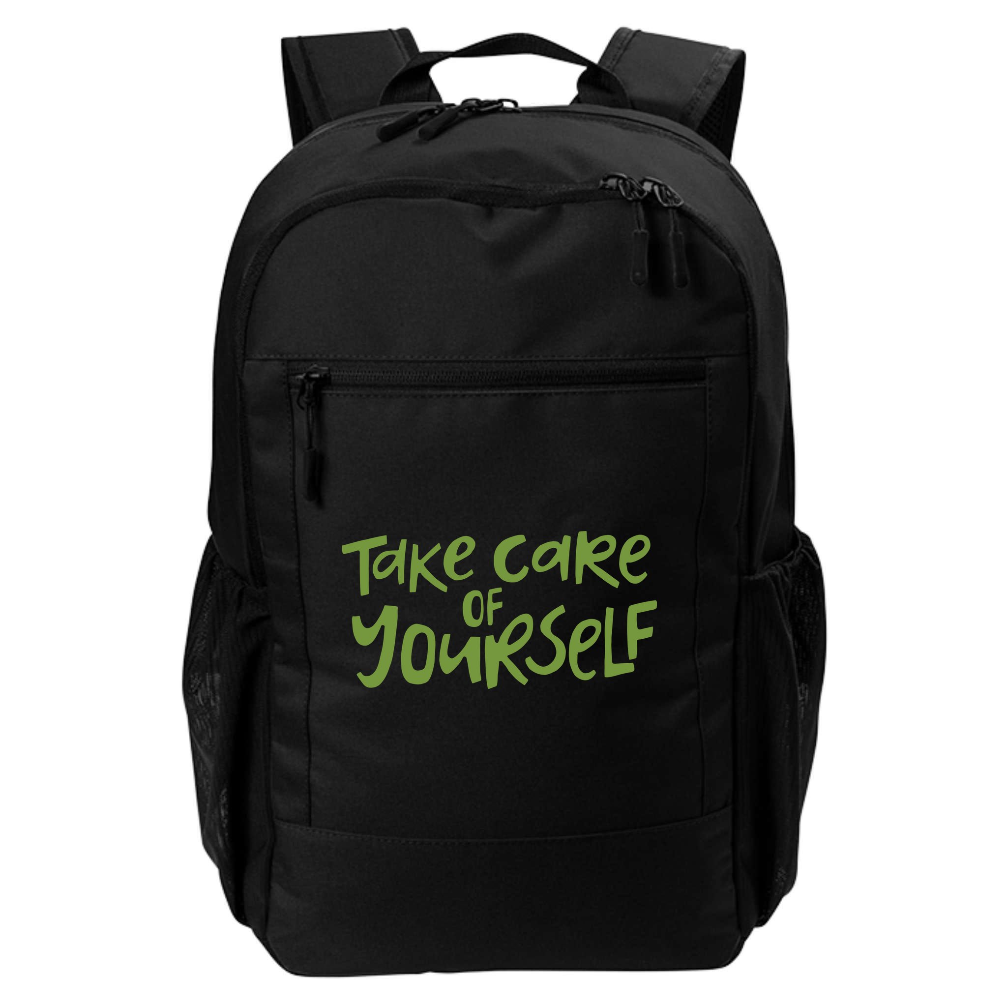 Take Care Of Yourself Positive Quote Backpack