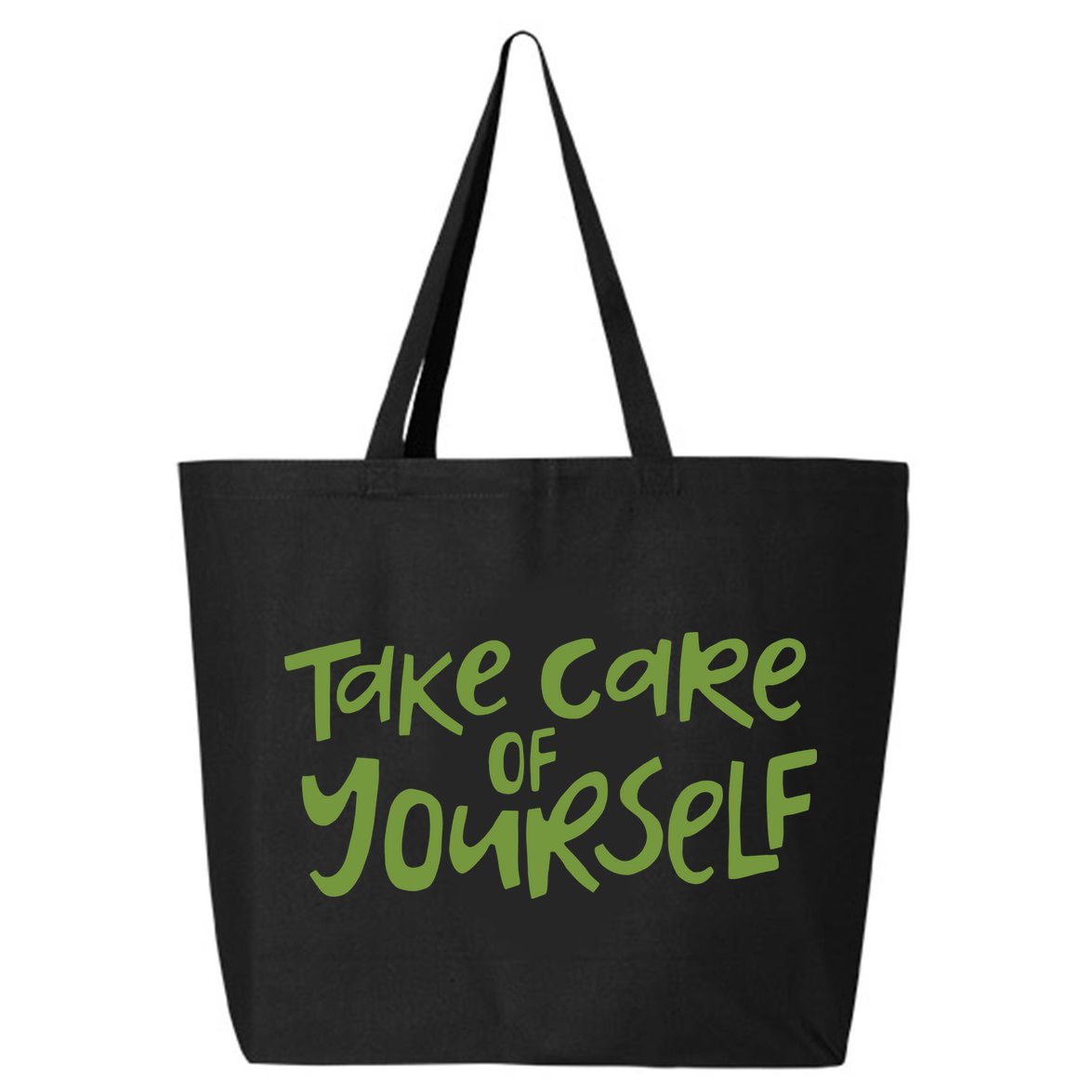Take Care Of Yourself Positive Quote 25L Jumbo Tote