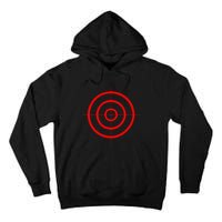 Target Crosshair On Back No Text On Front Tall Hoodie