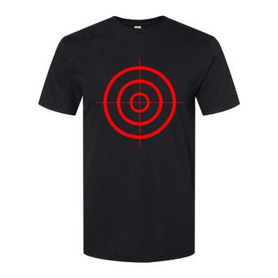 Target Crosshair On Back No Text On Front Softstyle CVC T-Shirt