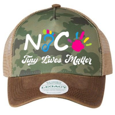 Taking Care Of Tiny Lives Neonatal NICU Nurse Gift Legacy Tie Dye Trucker Hat