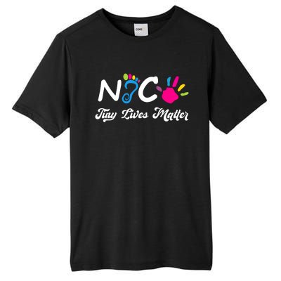 Taking Care Of Tiny Lives Neonatal NICU Nurse Gift Tall Fusion ChromaSoft Performance T-Shirt