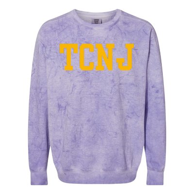 The College Of New Jersey Colorblast Crewneck Sweatshirt