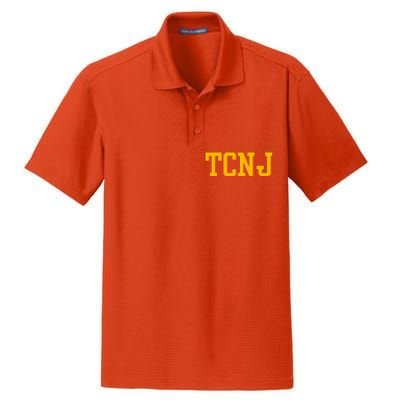 The College Of New Jersey Dry Zone Grid Polo