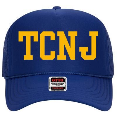 The College Of New Jersey High Crown Mesh Back Trucker Hat