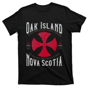 Templar Cross Oak Island Scotia T-Shirt