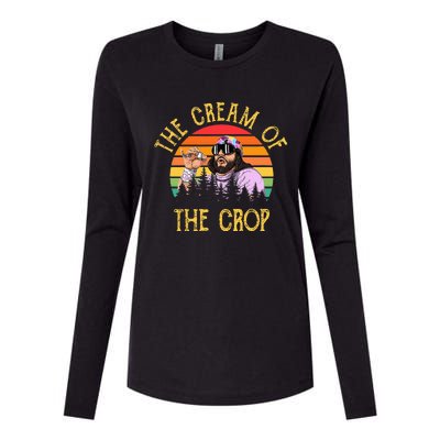 The Cream Of The Crop Vintage Apparel Womens Cotton Relaxed Long Sleeve T-Shirt