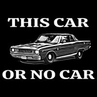 This Car Or No Car The Original Classic Women's Crop Top Tee