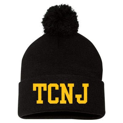 The College Of New Jersey Tcnj Pom Pom 12in Knit Beanie