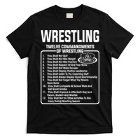 Twelve Commandments Of Wrestling TShirt T-Shirt