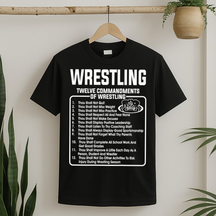Twelve Commandments Of Wrestling TShirt T-Shirt
