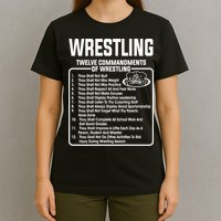Twelve Commandments Of Wrestling TShirt T-Shirt