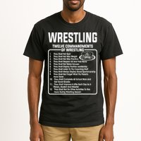 Twelve Commandments Of Wrestling TShirt Tall T-Shirt