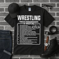Twelve Commandments Of Wrestling TShirt Tall T-Shirt