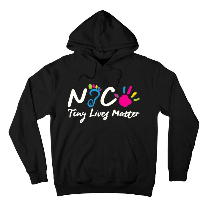 Taking Care Of Tiny Lives Neonatal NICU Nurse Gift TShirt Hoodie