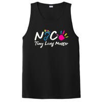 Taking Care Of Tiny Lives Neonatal NICU Nurse Gift TShirt PosiCharge Competitor Tank