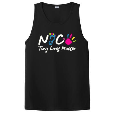 Taking Care Of Tiny Lives Neonatal NICU Nurse Gift TShirt PosiCharge Competitor Tank