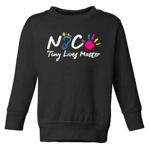 Taking Care Of Tiny Lives Neonatal NICU Nurse Gift TShirt Toddler Sweatshirt