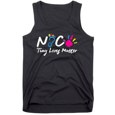 Taking Care Of Tiny Lives Neonatal NICU Nurse Gift TShirt Tank Top