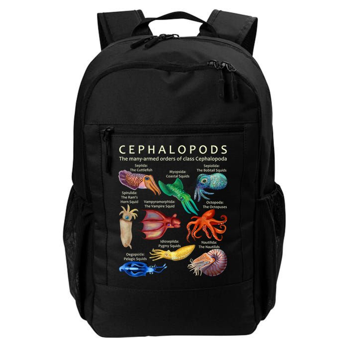 The Cephalopod: Octopus, Squid, Cuttlefish, And Nautilus Backpack