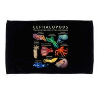 The Cephalopod: Octopus, Squid, Cuttlefish, And Nautilus Microfiber Hand Towel